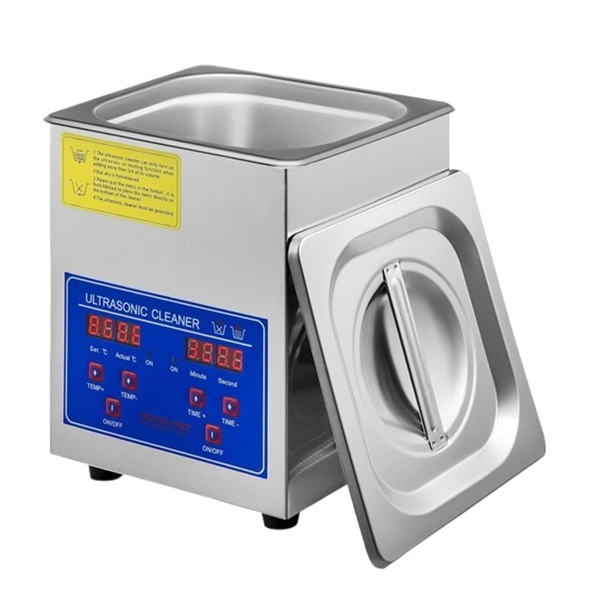 Tecjhjz Ultrasone reiniger Reinigingsmachine Vinyl Record Cleaner 2L Sieraden Bril, Sieraden Horloge Bril Reiniging