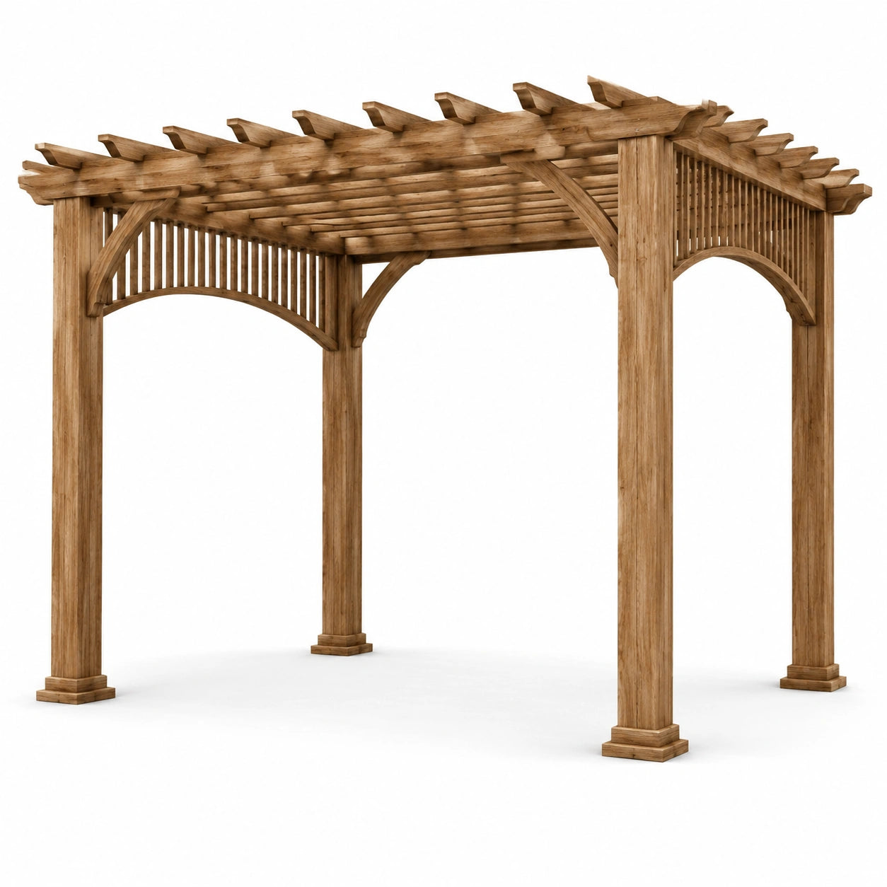 Hölzerne Pergola aus Eichenholz 300x300x250cm