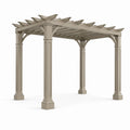 Kunststoff Pergola Sand 300x300x240 cm
