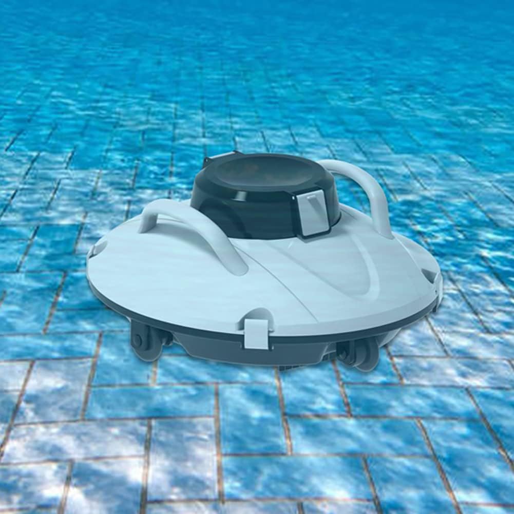 Zwembadrobot Automatische zwembadreinigingsrobot, 90 minuten looptijd, voor 550 m2, geschikt, draadloze stofzuiger