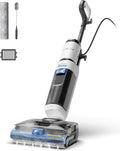 Nat- en droogzuiger Tineco Floor ONE S6 Stretch Steam nat-/, 160 °C BoostSteam, FlashDry zelfreiniging, anti-klit-design, stoomreiniger, met kabel