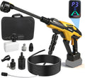 Cdiytool Hogedrukreiniger Draadloze compatibel, met Dewalt 20 V, 990 PSI borstelloze handheld krachtreiniger, met 6-in-1 mondstuk schuimkanon
