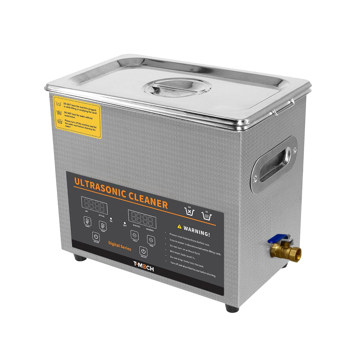 Ultrasone reiniger T-Mech Digitale Ultrasoonreiniger 6L Professioneel Commercieel