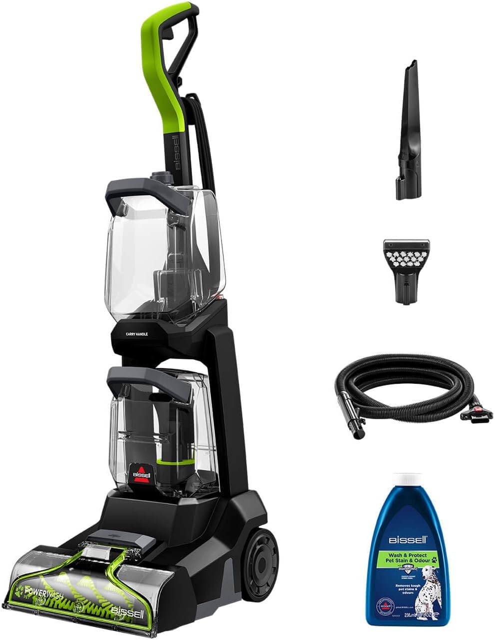 Bissell Tapijtreiniger PowerWash Pet, Krachtige 600W Motor, 3878N, Tapijtreiniger Machine, Reinigingsmachine Ontworpen, voor Huishoudens, Meubels