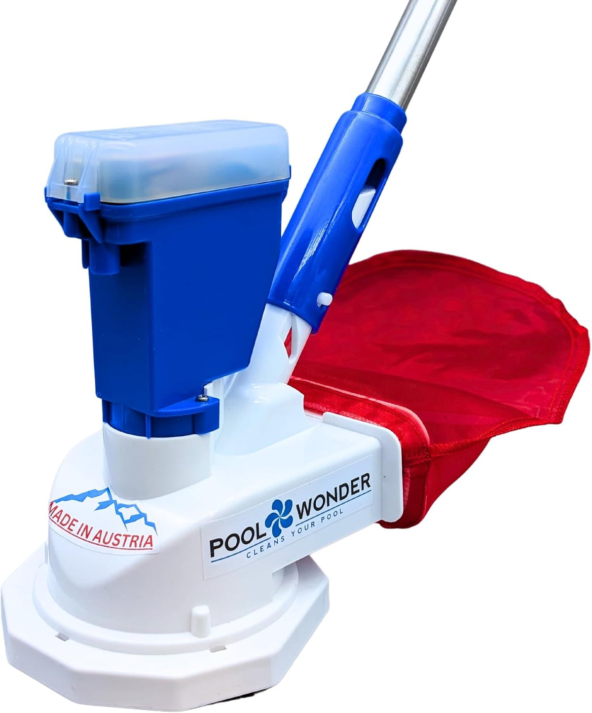 Poolwonder Handmatige zwembadzuiger Li, Ion battery pool stofzuiger Poolwonder V2 floor cleaner