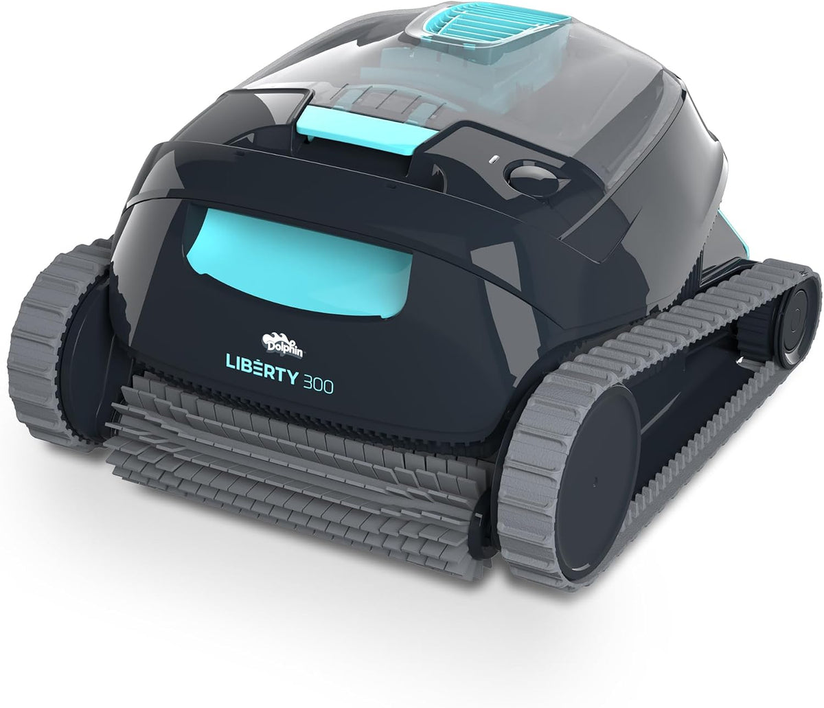 Dolphin Zwembadrobot Liberty 300 Draadloze Elektrische Zwembadreiniger, voor Bovengrondse Zwembaden tot 10 m, Wandreiniging, Energiebesparend