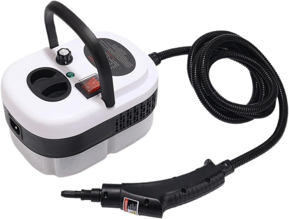 Ngtfdcp Stoomreiniger Handstoomreiniger, 2500W draagbare stoomreiniger hoge temperatuur drukreinigingsmachine interieur, voor badkamerramen, auto