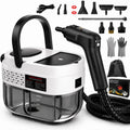 Goyappin Stoomreiniger Handstoomreiniger, 1600 ml tank, 2500W hogedrukstoomreiniger, 3 stoomniveaus, voor thuis, voor auto-detaillering, bank, meubels