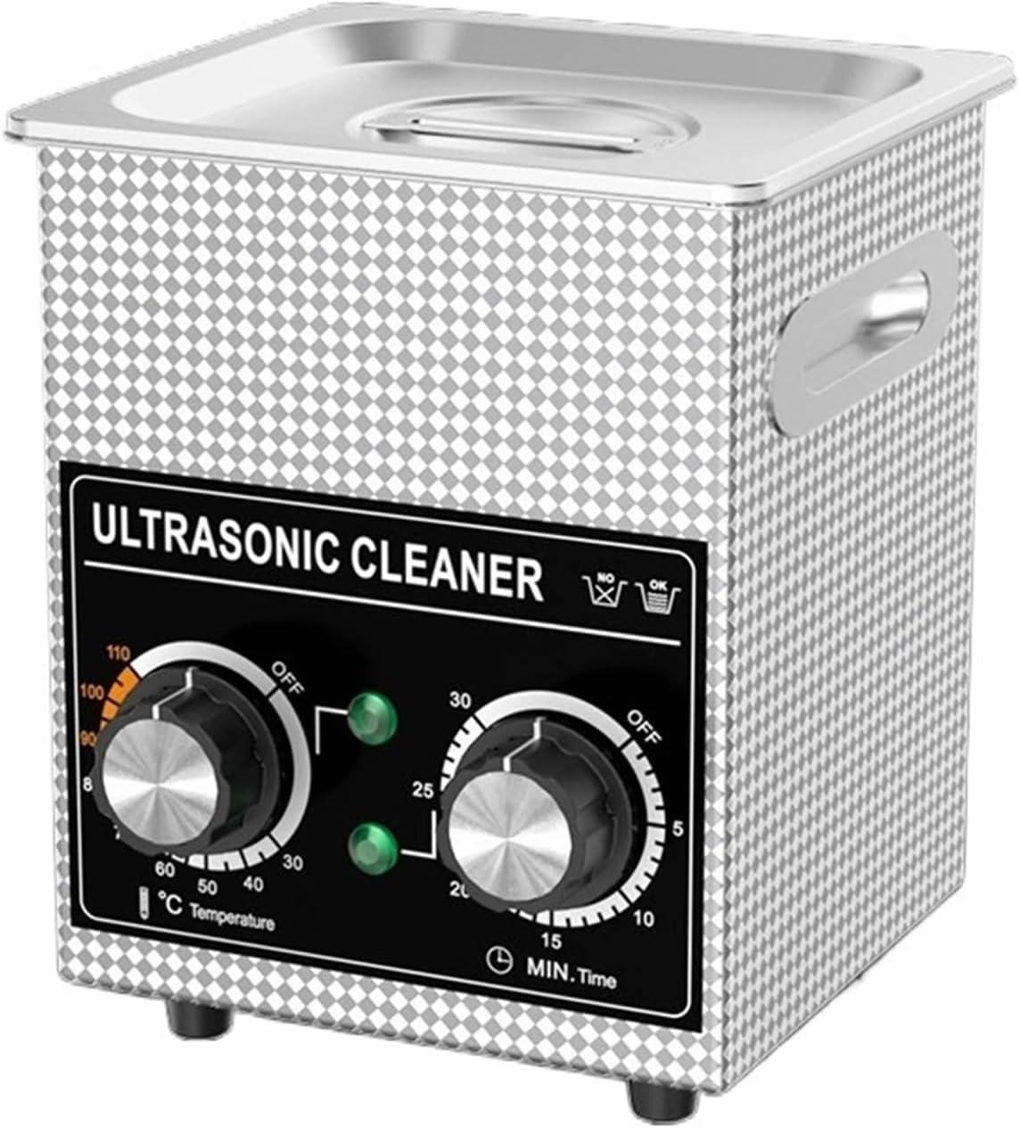 Ultrasone reiniger Tecjhjz reinigingsmachine, 120 W, 2 l, met digitale timer, voor badkamer, toner, sieraden, munten, elektronische sigaretten
