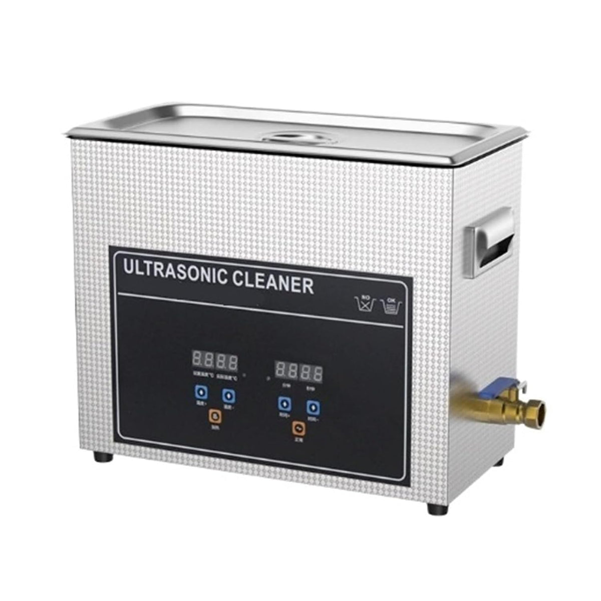 Tecjhjz Ultrasone reiniger reinigingsmachine, 6,5 l, 40 kHz, voor brillen, horloges, oorbellen