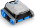 Sicwedim Zwembadrobot QP5 Robotachtige Zwembadreinigingsmachine, Draadloze Vacuüm, voor Inground Pools, dubbel, Motorsysteem