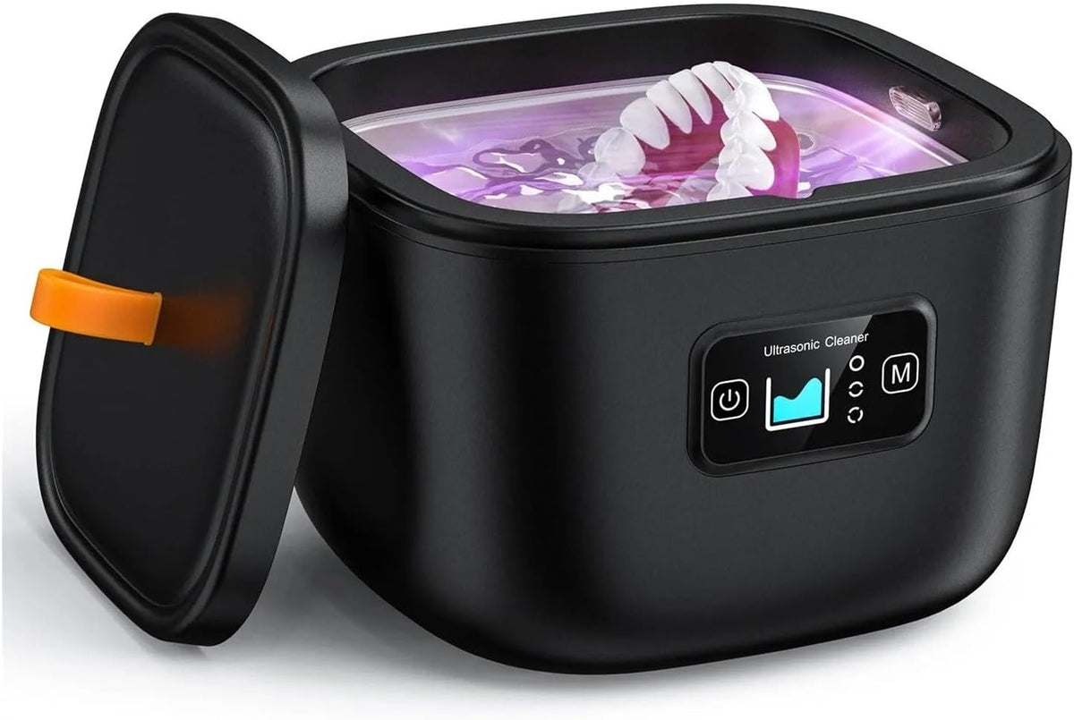 Ultrasone reiniger Tecjhjz Multifunctionele reinigingsmachine, met hoge frequentie, voor het reinigen van tanden, horloges, sieraden en brillen