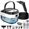 Stoomreiniger Granarbol onder druk, 1,6 l, 2500 W handstoomreiniger, met 3 niveaus, 10s Heat, instelbare stoomboot, voor reiniging, voor thuis, auto