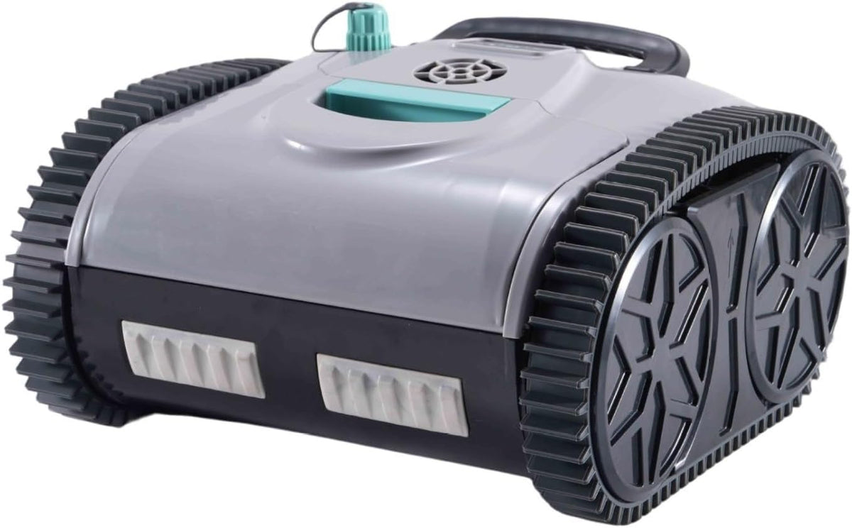 Poahncu Zwembadrobot Draadloze robotzwembadreiniger 2 stuks automatische, draadloze stofzuiger intelligente padplanning, parkeren, voor zwembad