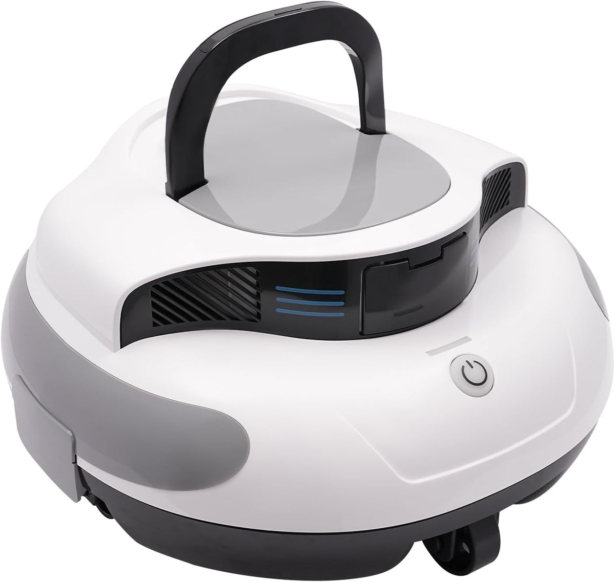 Zwembadrobot Omggyer Draadloze, voor vlakke zwembaden tot 93 m2 (duur 100, accu, voor muur en vloer, zwembadstofzuiger, met dubbele aandrijving