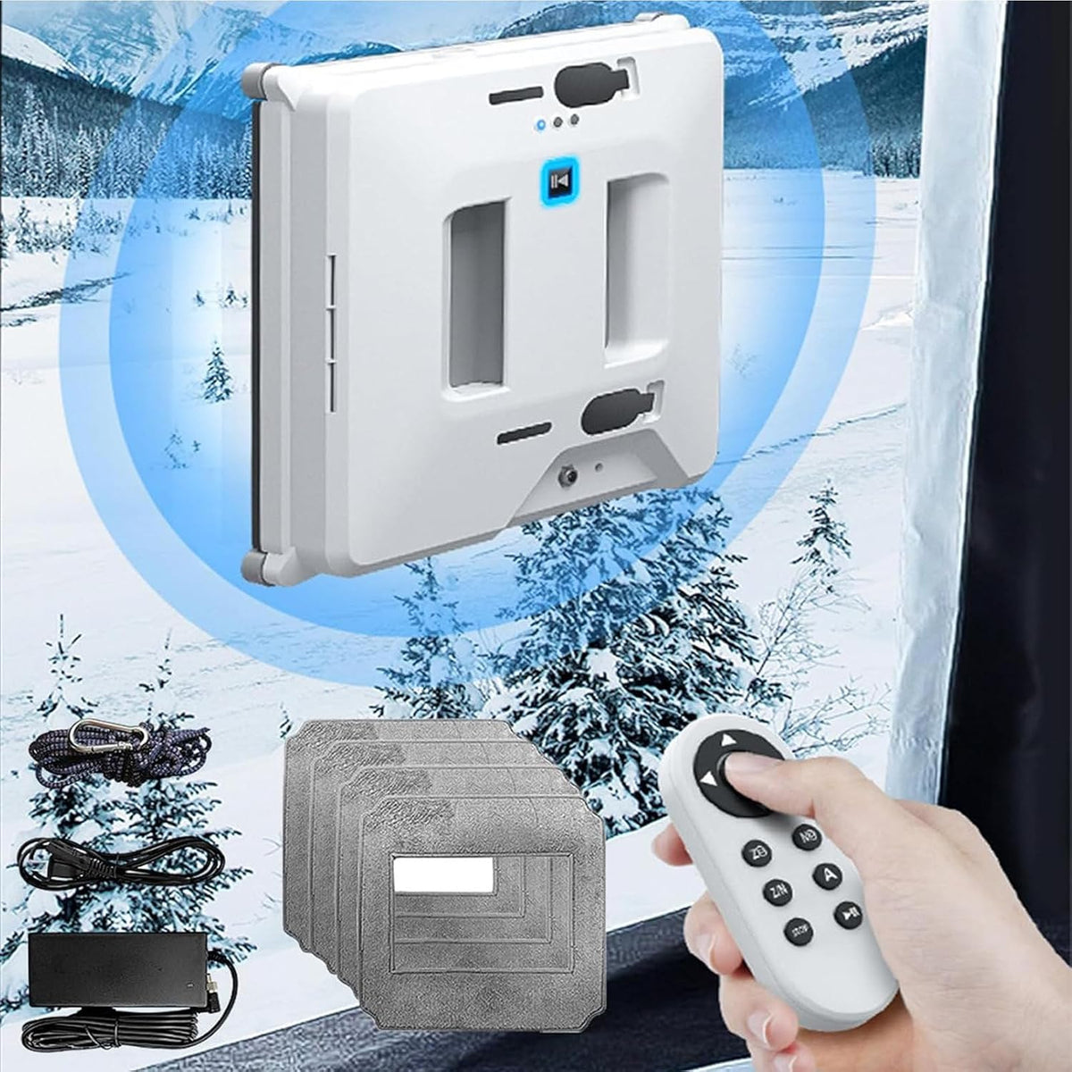 RayGenius Robotstofzuiger Robotische raamreiniger Dual Water Spray