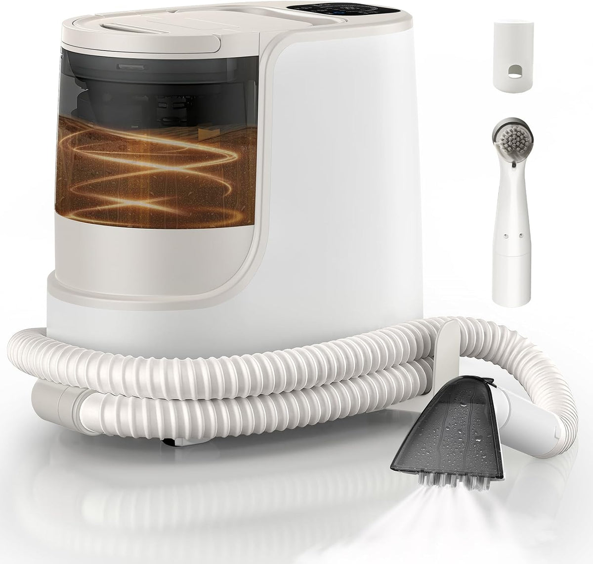 Bear Tapijtreiniger SC 3 1700W, voor Tapijt Tapijten Bekleding Bank Stoffering Vloerkleden Trappen Auto, Touchdesign Intelligente Spraakprompt