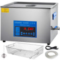 Vevor Ultrasone reiniger 22 l, 28/40 kHz ultrasoon reinigingsapparaat, met verwarming, voor sieraden, ringen, brillen, printplaten