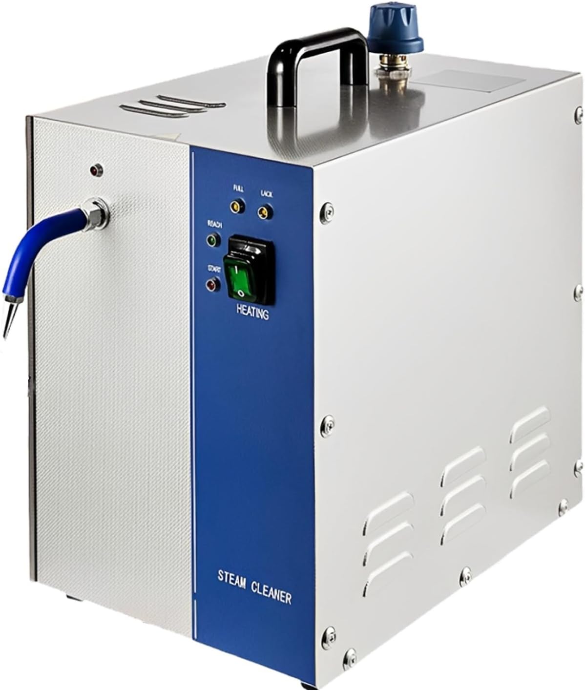 Stoomreiniger Geacdvre Professionele, zilveren sieraden stoomreinigingsmachine (4L), voor sieraden, roestvrijstalen sieraden stoomreiniger