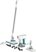 Black+Decker Stoomreiniger zwart+Decker SteamSystem multifunctionele stoombezem, 1500 W, met 8 accessoires, 99,9% van de bacteriën en ziektekiemen