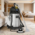 Tapijtreiniger QianCruxtacy Professionele, Antisliphandgreep En 6 Speciale Mondstukken, Gestoffeerde Meubels En Meer 40L, Roestvrijstalen Extractor