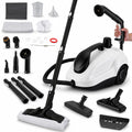 Stoomreiniger Normodic 2000 W, 1600 ml tank en led-display, 21-delige accessoireset – universele wielen en hittebestendige slang, meubelreiniger