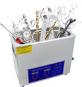 Glbmxdd Ultrasone reiniger reinigingsmachine 6L, met digitale timer, verwarmde industriële ultrasone reinigingsmachine, platenreiniger, brillen