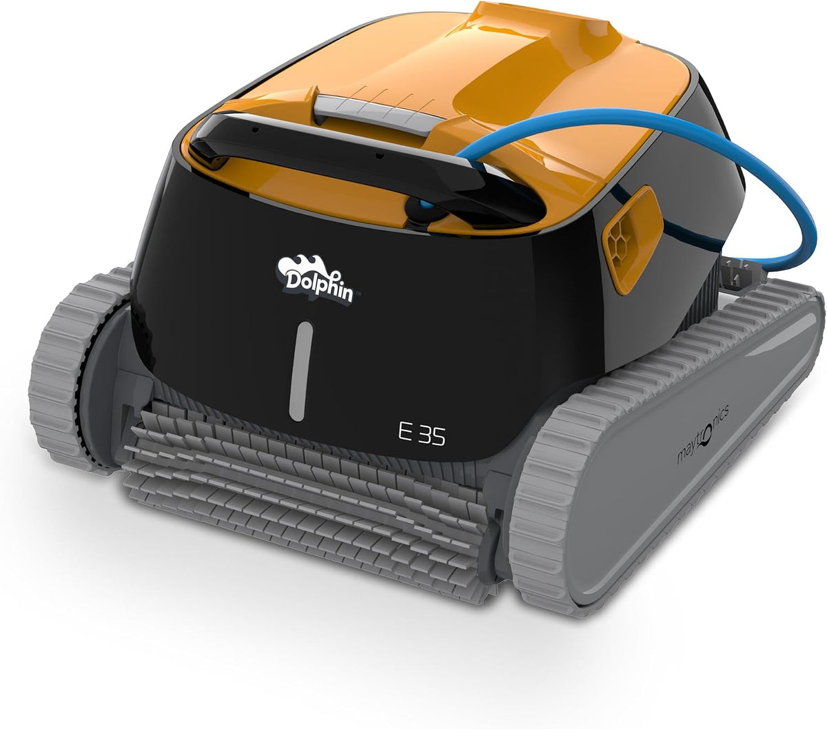 Dolphin Zwembadrobot E35 Automatische zwembadreiniger, verzonken zwembaden tot 12 m, met kabel, bodem- en wandreiniging, ultrafijne filtratie