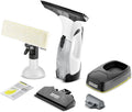 Kärcher Raamreiniger raamstofzuiger WV 5 Plus N Accu, 20 ml raamreinigerconcentraat, 2 zuigmonden, met extra accu, LED-laadstatusindicator, spuitfles