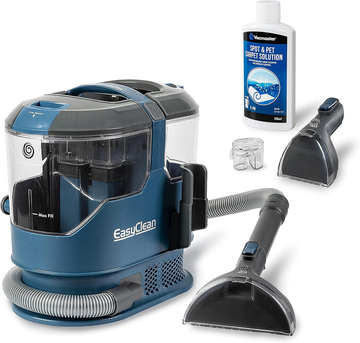 Tapijtreiniger Vacmaster SCA0801 03 SCA0801 Waschsauger Teppichreiniger, Sauger Starke Saugkraft Wasser Waschen Dekontamination 800 W, Trocken