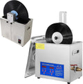 Zwjabyy Ultrasone reiniger vinylplatenreiniger 6,5 l 40 kHz 180 W vinyl ultrasone, met verwarmingstimer, voor carburateur, onderdelen, printplaat
