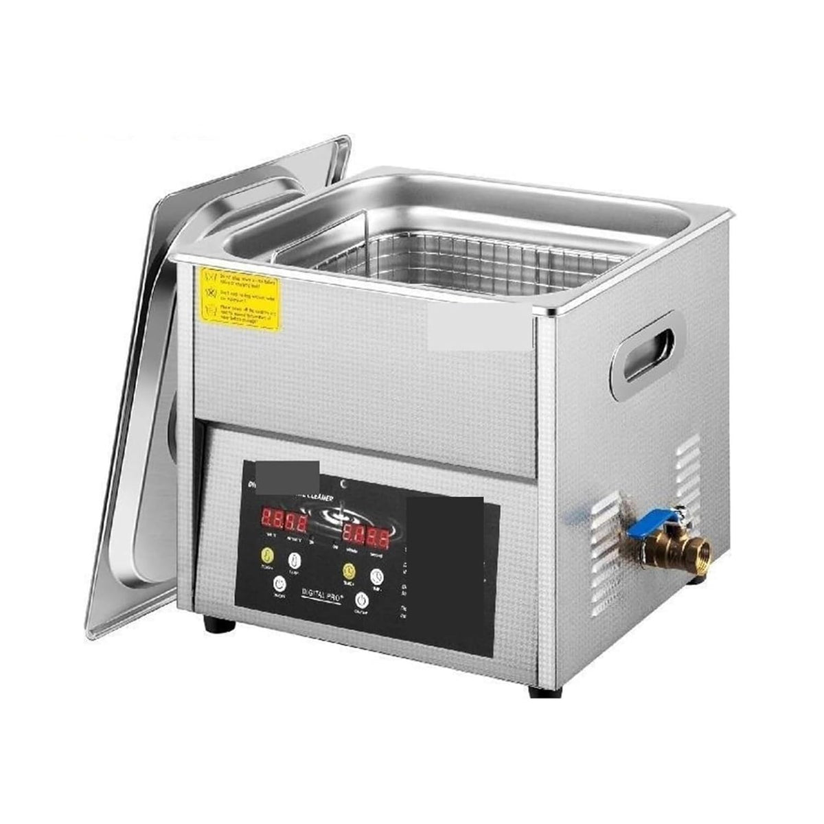 Ultrasone reiniger Tecjhjz reinigingsmachine, 10 liter, met ontgassingsfunctie, draagbare vaatwasser, voor badkamer, huishoudelijke apparaten