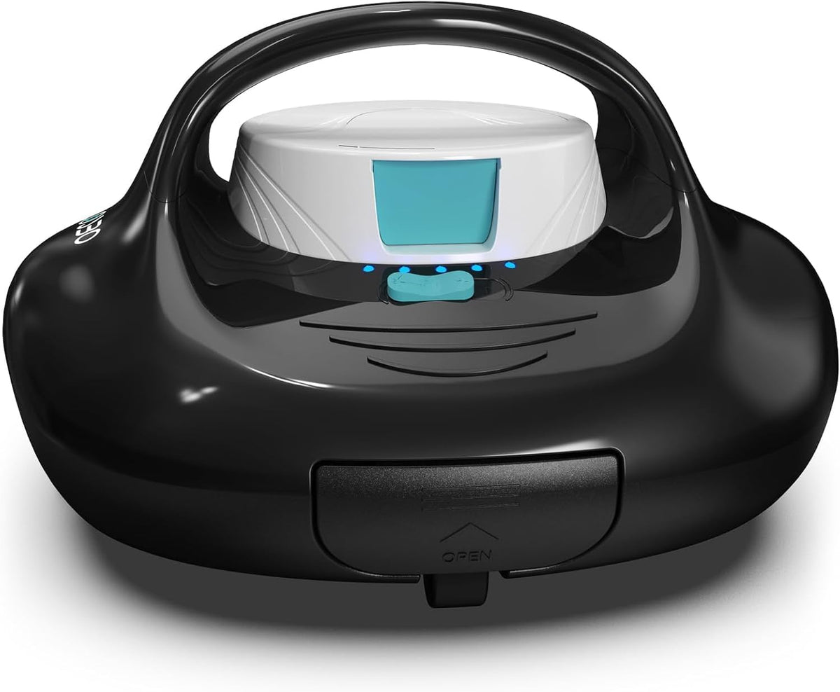 Talosbo Zwembadrobot Pleco Se, met 2,5 uur opladen, 130 minuten reiniging, voor bovengrondse zwembaden tot 80 m2, accu, automatische zwembadreiniger