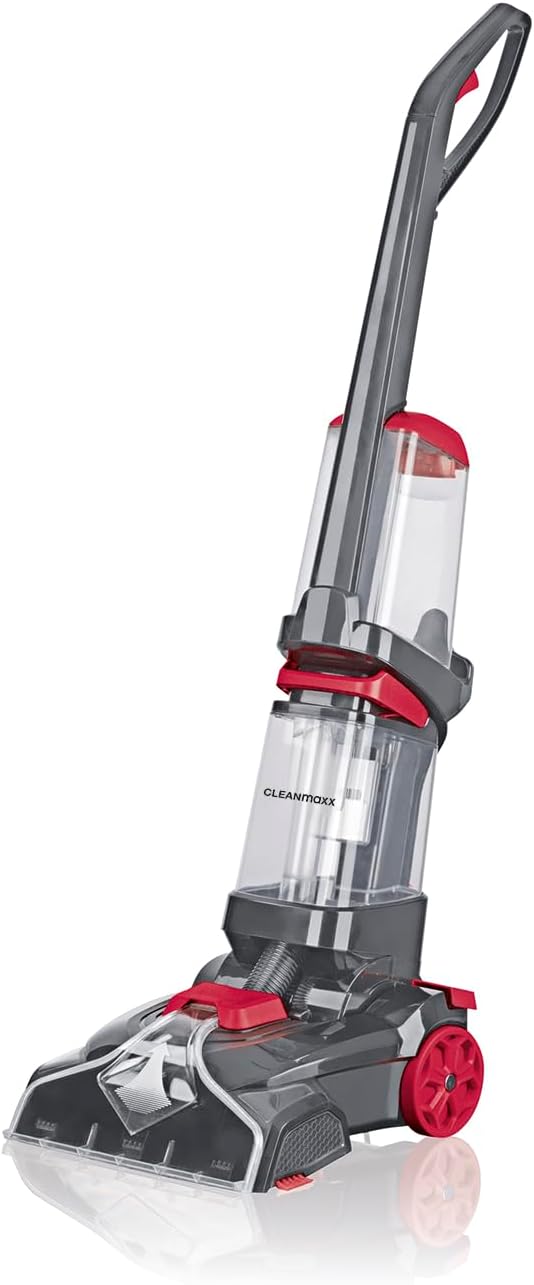 CLEANmaxx Tapijtreiniger Tapijt- en hardvloerreiniger, voor het wassen, opfrissen en zuigen van tapijten, legwaren, bruggen, vloermatten en lopers