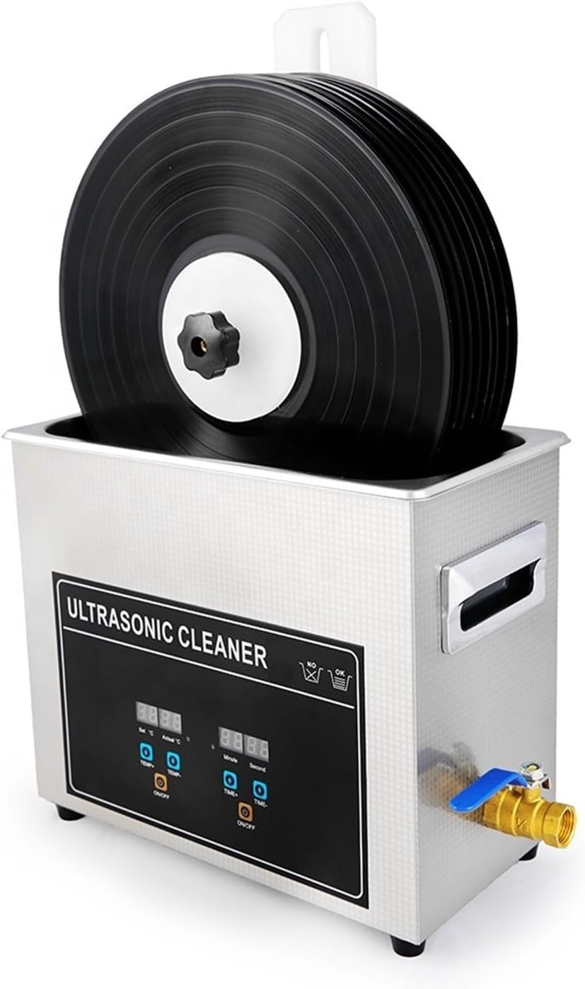 Zklgs Labschoonmaakmiddel Ultrasoon reinigingsapparaat, 6.5L Ultrasone Vinyl Records Cleaner Volautomatische Reinigingsmachine
