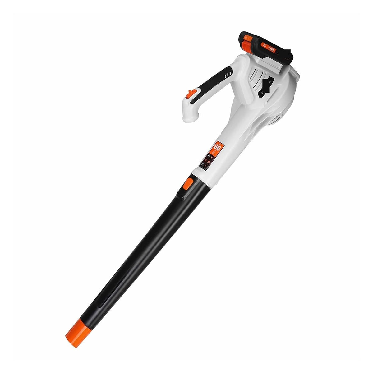 Oxoamp Ventilator Blower, 20V 1600W 205CFM Snelheid Draadloze Bladblazer, Met 4.0AH Li Batterij Elektrische, Handheld Luchtblazer