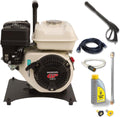 Waspper Hogedrukreiniger Benzine 207 bar 8,5 l/min Honda 5,2 PK, Waspper W3000HF, voor auto, terras, oprit en tuinreiniging