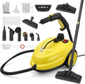 Tlpemn Stoomreiniger, 2000 W, met tank van 2 l, 320 °F, hoge temperatuur, voor meerdere oppervlakken, voor vloeren, bekleding, auto en huis
