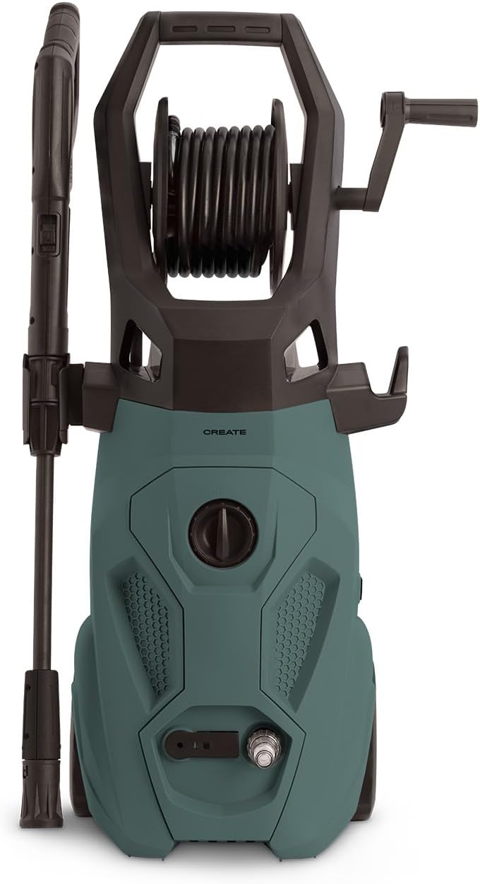Hogedrukreiniger Create Jet Washer, 2200 W, debiet 450 l/u, 170 bar, 3-assige zuigermotor, draagbaar, speciaal, voor buiten en voertuigen