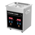 Tecjhjz Ultrasone reiniger reinigingsmachine, 2 l, 60 W, digitale timer, badkamer, ionisator, sieraden, munt, manicure-gereedschap, voor brillen