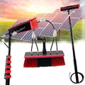 Raamtrekker Glasreiniger, 35 cm, 36 poten, met telescoopsteel, voor fotovoltaïsche zonnepanelen, telescopische ruitenreiniger
