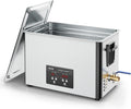 Vevor Ultrasone reiniger 30L, 480W roestvrij staal 40kHz industriële reinigingsmachine, professionele ultrasone schonere machine, voor onderdelen