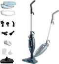 Ariete Stoomreiniger 4175 Steam Mop Foldable 10 in 1, 1500 watt, 10 functies in 1, capaciteit 350 cc, blauw, inklapbare stoombezem, accessoireset