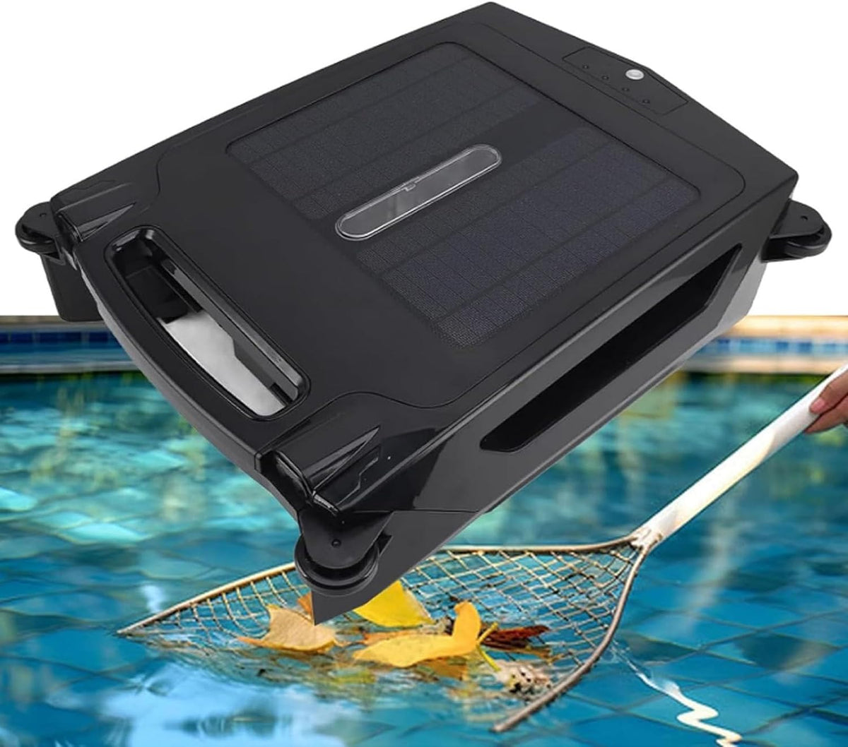 Cashwise Zwembadrobot Solar Dual, Mode Zwembadreinigingsrobot, Oplaadbare Draadloze Robot Zwembadreiniger, Solar Automatische Robot Zwembadskimmer
