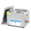 VUA Ultrasone reiniger 15 liter commerciële, met 400 W verwarmde reiniger, met digitale timer en verwarming, professionele ultrasone reinigingsmachine