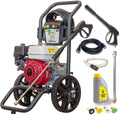 Waspper Hogedrukreiniger Benzine 220 bar 8,5 l/min Honda GX200 6,5 PK, Waspper W3200HA, voor auto, terras, oprit en tuinreiniging