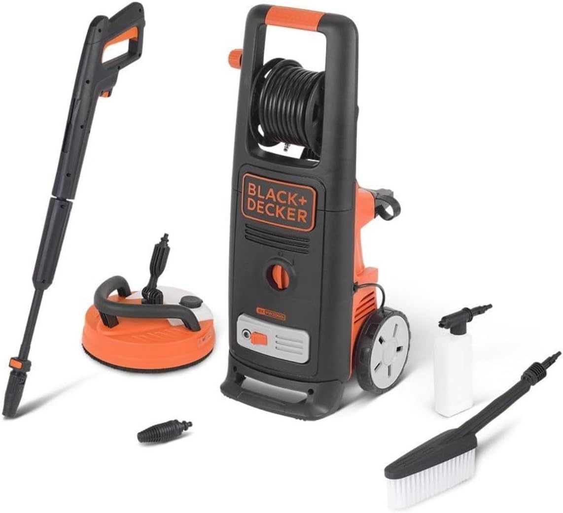 Black+Decker Hogedrukreiniger BXW2000PE, Hidrolimpiadora 2000W 140 BAR Motor Universal-zwart+Decker