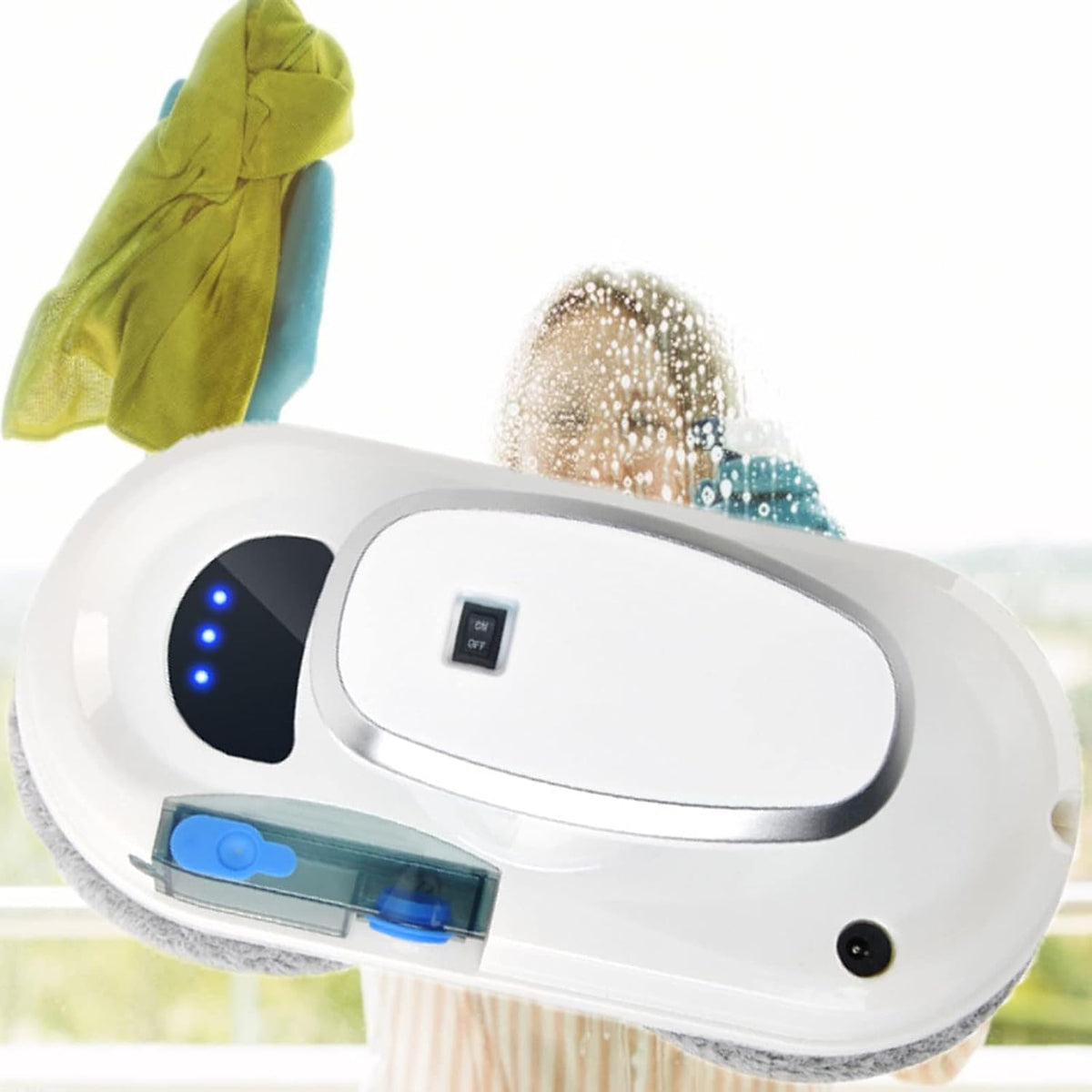 Robotstofzuiger Automatische ruitenreiniger, voor robotstofzuiger, Smart Glass robot, raamreinigingsrobot, voor hoge ramen binnen en buiten, tegels