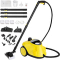 Teckzoon Stoomreiniger Upgrade 2100 W, met 2,1 l tank, 5 bar stoomdruk, met 29 accessoires, multifunctioneel handstoomapparaat, water laag alarm