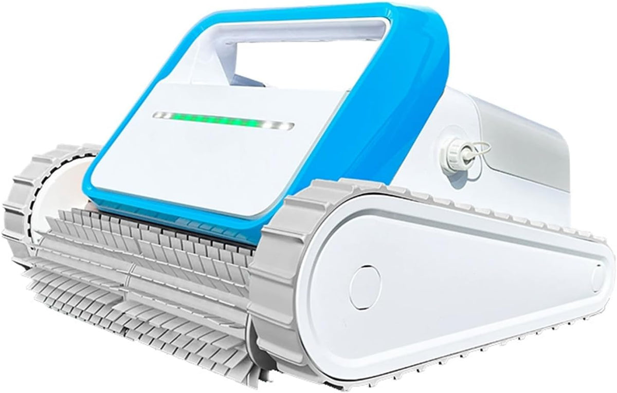 Yhjlzna Zwembadrobot Automatische Zwembadreiniger, Voor Muren En Vloeren Van 2690 Vierkante Voet Zwembad(Color:blauw), Geschikt, Met Muurklimmen